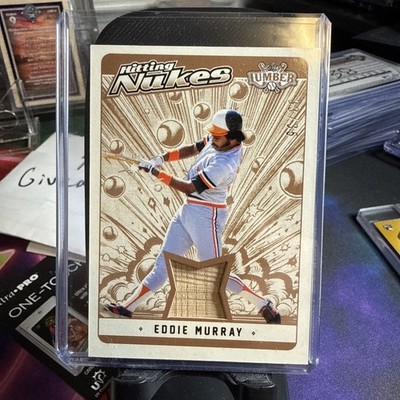Eddie Murray 2025 Leaf Lumber Baseball Hitting Nukes Bat Relic /35 #HN-5