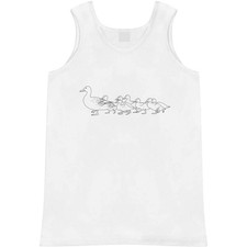 'Duck Family Following' Adult Vest / Tank Top AV054675