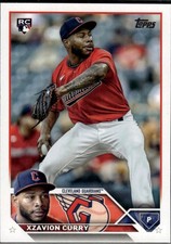 Xzavion Curry 2023 Topps Cleveland Guardians Rookie #513