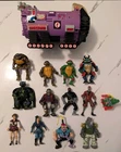 Vintage TMNT Teenage Mutant Ninja Turtles Action Figures 90s/80s Lot W/Module