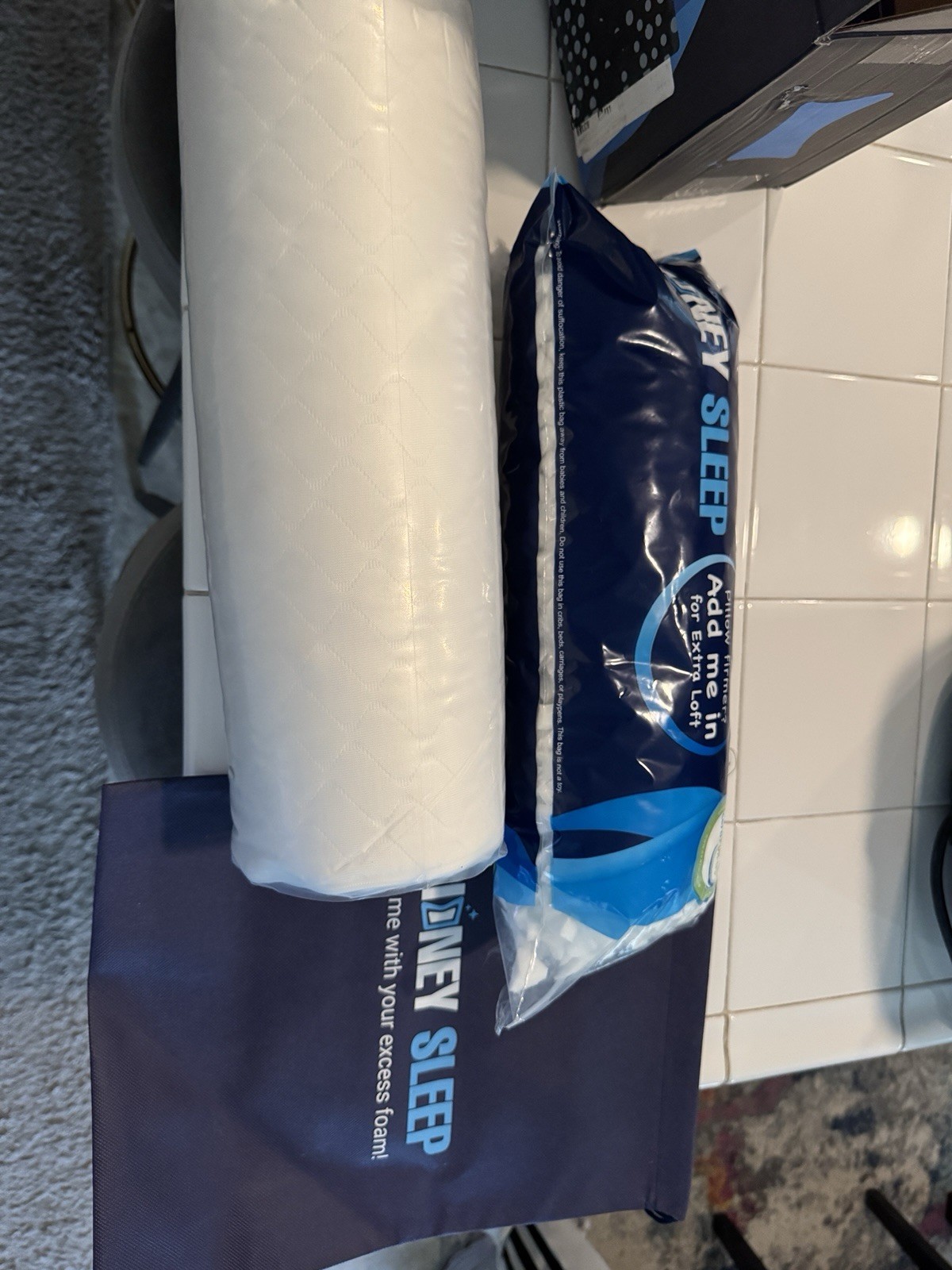 Sidney Sleep Pillow Adjustable Memory Foam, Queen Size, Side Back Sleepers