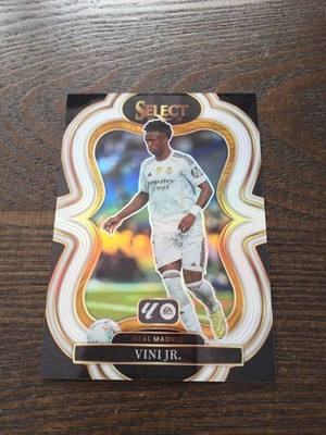 2025-26 Panini Select La Liga Vini Vinicius Jr Brazil Real Madrid White 17/20