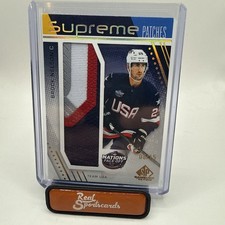 Brock Nelson USA 4 Nations Face-Off Supreme Patches /15 26 SP Game Used #SP4N-BN