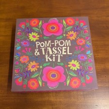 Natural Life Pom-Pom Kit With Multi Colored Yarn And Llama Maker