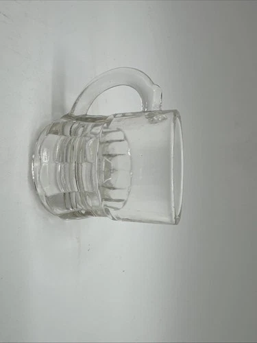 Vintage Mini Beer Mug Shot Glasse Clear Federal Glass