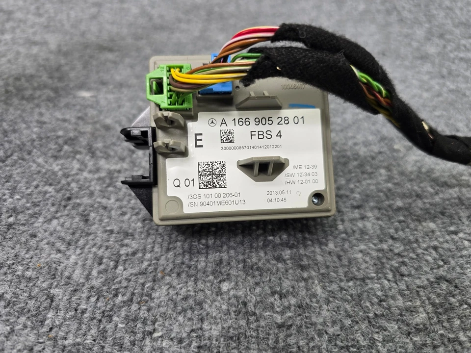 Conjunto módulo control interruptor encendido mercedes w166 x166 gl63 ml63 amg oem Foto 3 de 4