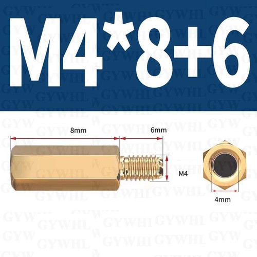 Brass Hex Pillar Standoff Spacer PCB Board Mount Fixing Screw Bolts M2.5 M3 - M6 - Picture 158 of 240