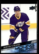 2020-21 Upper Deck Young Guns. Austin Strand Rookie Los Angeles Kings #722