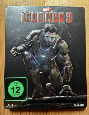 Concorde Home Entertainment Marvel Iron Man 3 Blu-ray Steelbook FSK 12 DE/EN UT