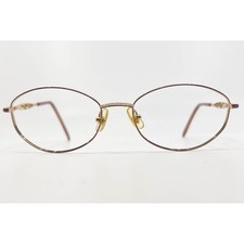 Tres Jolie Sparkling Rose Oval Eyeglasses Frame 53-17-130 Metal Women