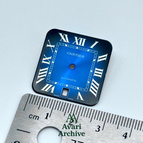 Cartier Santos Blue Roman OEM Large Dial WSSA0030 WSSA0048 39.8mm - Picture 3 of 4