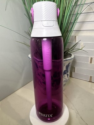 Brita 26oz Hard-Sided Premium Filtering Water Bottle Orchid Purple Needs Filter