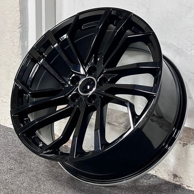 19'' RS5 SPORTBACK STYLE GLOSS BLACK WHEELS RIMS FITS AUDI B6 B7 B8 A4 QUATTRO