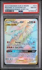 2019 POKEMON SUN & MOON UNBROKEN BONDS FULL ART/RESHIRAM & CHARIZARD GX PSA 8