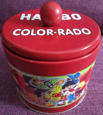 HARIBO Color-Rado Blechdose zum Aufbewahren oder für Sammler