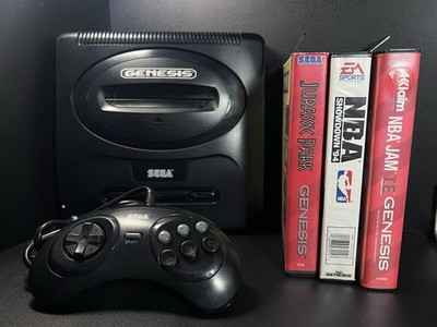 Sega Genesis Model 1 Console Bundle Clean And Tested OEM Controller + 3 Games