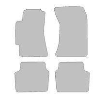 Fußmatten passend für Subaru Impreza Typ GG, GD, GE (Baujahr 2000 - 2007), Class