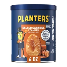 Salted Caramel Peanuts, Sweet Snacks, Sweet Peanuts, 6 Ounce, 8-Pack