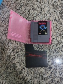 Final Fantasy (NES) - 100% Authentic - Very Clean - w/ Pink Case & Red Sleeve