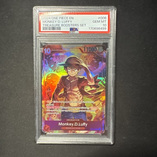 Monkey.D.Luffy (Treasure Booster Set) graded PSA 10 for sale on eBay