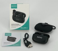 Movo NanoMic Lightning Wireless Microphone for iPhone 14 and Below