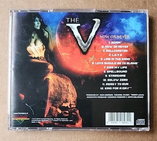The V Now Or Never CD (2015, Frontiers Records UK IMPORT) Veronica Freeman - Bild 3 von 3