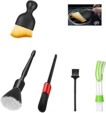Car Interior Duster Detail Brushes, Soft Bristles Brush Car