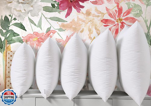 JIEITIVE Throw Pillow Inserts Hypoallergenic Premium Pillow Stuffer Square Fo - Picture 5 of 5