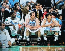 Celtics Larry Bird, Kevin McHale  Robert Parish Signed 16x20 Photo BAS Witness