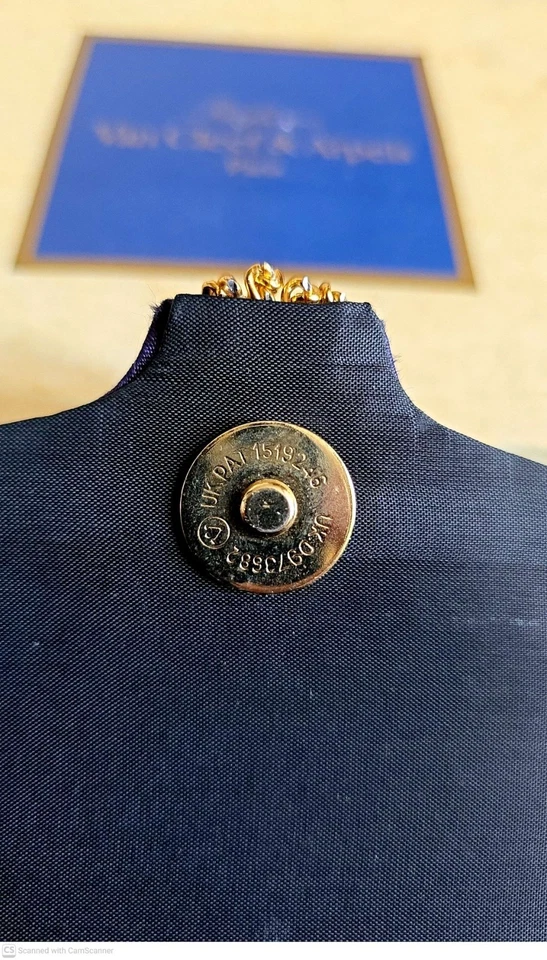 Bolso de Mano Van Cleef Arpels Paris De Colección Raro Foto 4 de 4