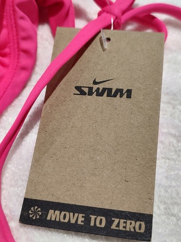 Nike Swim Essential Women's Tie-String Bikini Bottom NESSF245 678 Size Large - Picture 10 of 11
