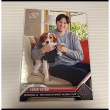 Shohei Ohtani MVP Dog Limited Card OS-19 Angels Dodgers Used