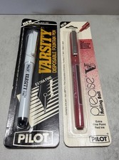 Vtg Pilot Pen Lot NOS Varsity Fountain Pen Black  Precise V Extra Fine Red NEW 