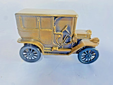 Banthrico 1908 Cadillac Coin Bank - Gold Metal