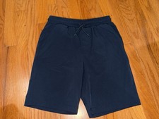 Boys Vineyard Vines Navy Blue Performance Pull-On Shorts Youth Large 16 MINT