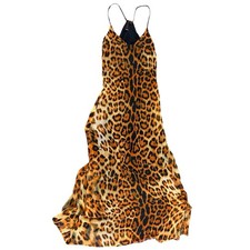 Jaguar Print Maxi Dress - La Moda Clothing Size S/M