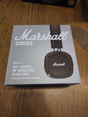 Marshall Major IV Wireless Bluetooth On-Ear Kopfhörer Brandneu Versiegelt