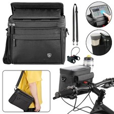 4,8L Touchscreen Fahrradtasche Vorne Lenkertasche Wasserdicht Handy Fahrradkorb