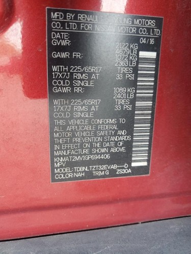 Transfer Case CVT 2.5L VIN J 1 St Digit Japan Built Fits 15-20 ROGUE 2994143 - Picture 11 of 11