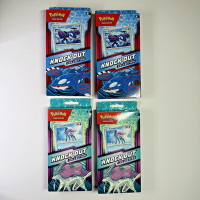 4x Pokemon TCG Knockout Collection boxes - 2 Kyogre And 2 Suicune Sealed  NEW | eBay