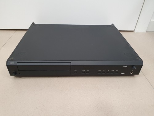 BRAUN CD4 ATELIER CD PLAYER DIETER RAMS DESIGN BLACK WEST GERMANY 1986 BDA CD