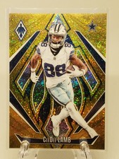 2024 Panini Phoenix CeeDee Lamb International Gold Prizm #/10 Dallas Cowboys #21