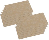 10Er SET Kesper 77662 Platzset, Kunststoff, Flora-Beige, 43 X 29 X 0,1 Cm