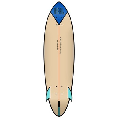 Real Skateboard Deck Mason Speed Egg CNC Cruiser 9.25'' X 34''