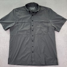 GameGuard Outdoors Mens XL Plaid Short Sleeve...