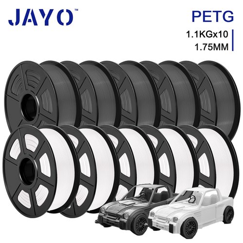 JAYO 10KG/5.5KG 3D Printer Filament PETG 1.75mm 1.1KG/SET With Spool Toughness - Picture 38 of 39