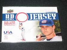 SEAN COYLE ROOKIE LEGEND CERTIFIED GENUINE AUTHENTIC GAME USED JERSEY CARD. rookie card picture