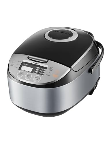 Rice Cooker 12 Cups Cooked/Uncooked, Portable Non-Stick Rice 6 Cups Black - Picture 2 of 8