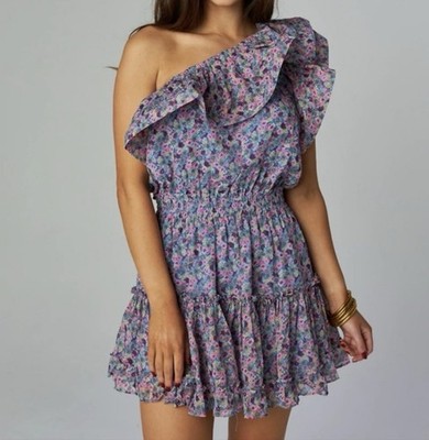 Buddy Love Sofia Sundress Dress Womens Medium Floral Ruffle Cottagecore Boho