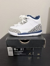 Air Jordan 3 True Blue Toddler Size 6C